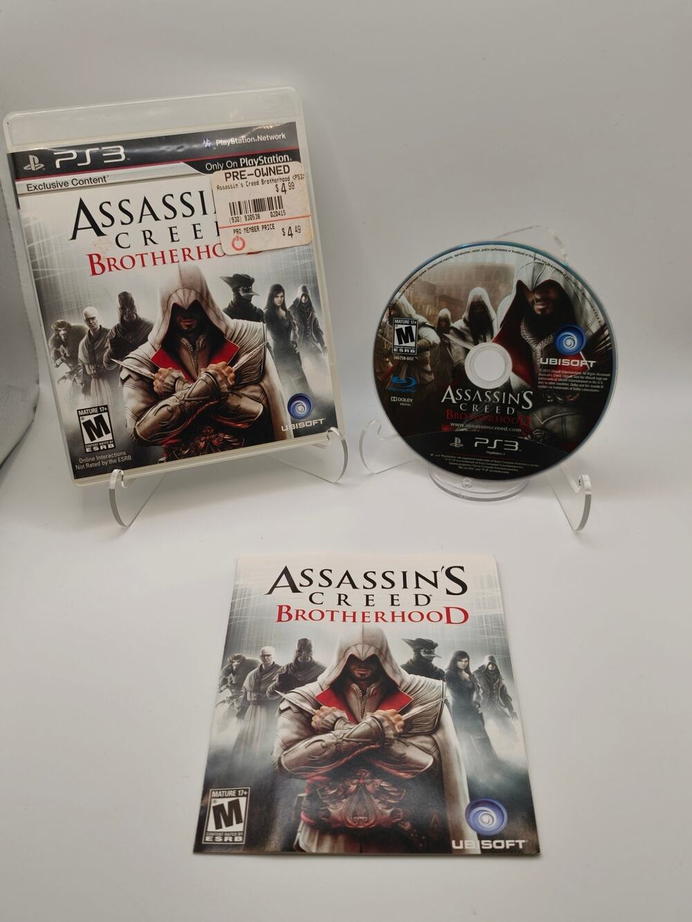 Assassin's Creed Brotherhood (PS3) CIB W/ Manual - Tested